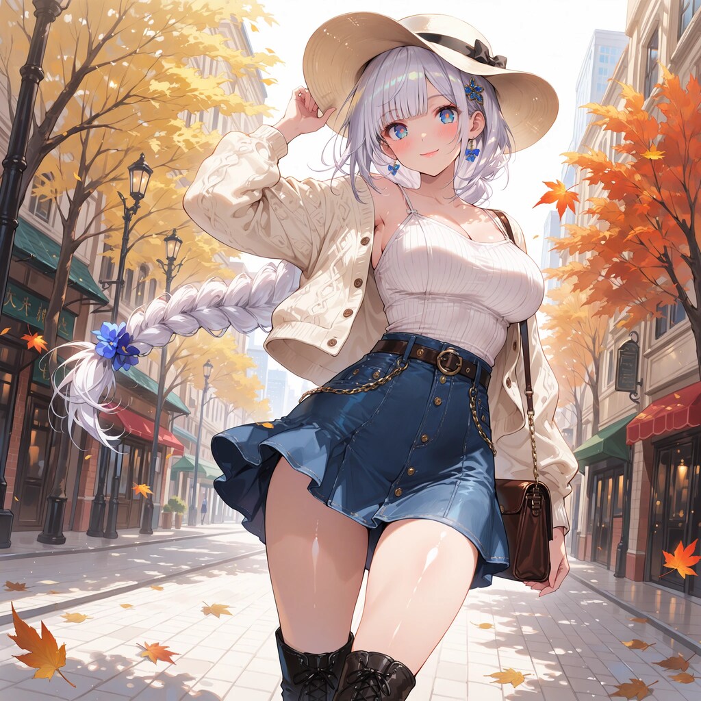 似合うかな？　お試し秋コーデ３