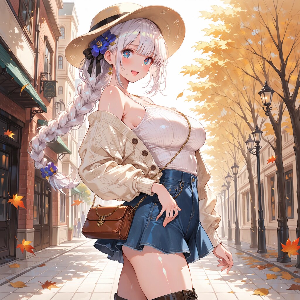 似合うかな？　お試し秋コーデ３