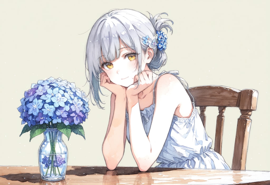 看板娘　flowers