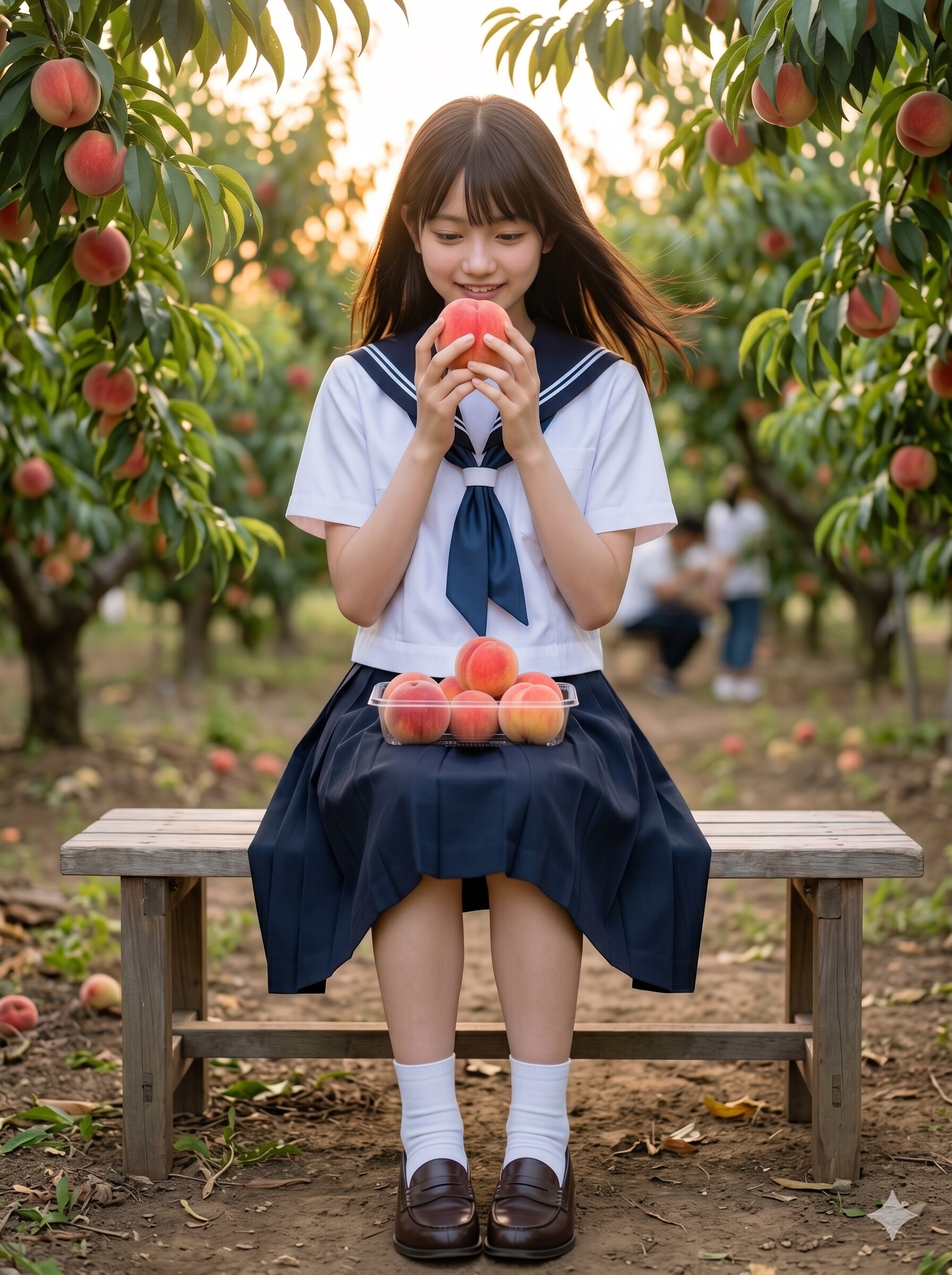 普通の美少女　モモ狩り