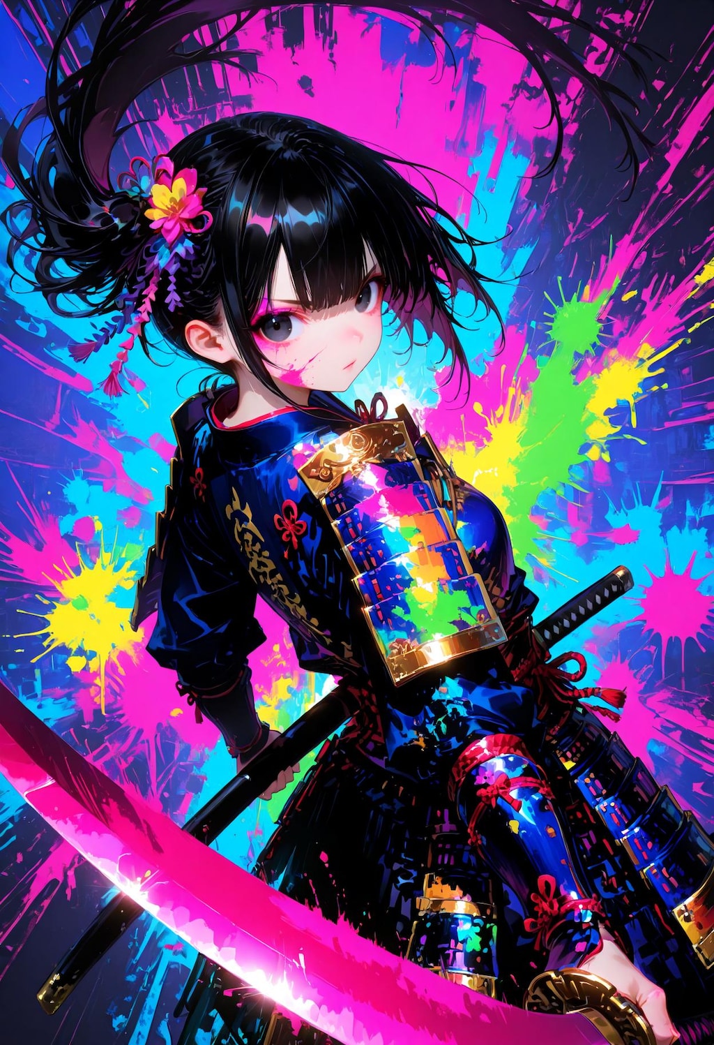 カラフルサムライガール