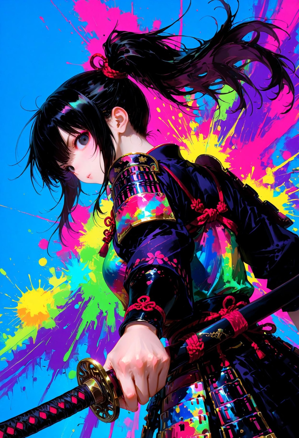 カラフルサムライガール