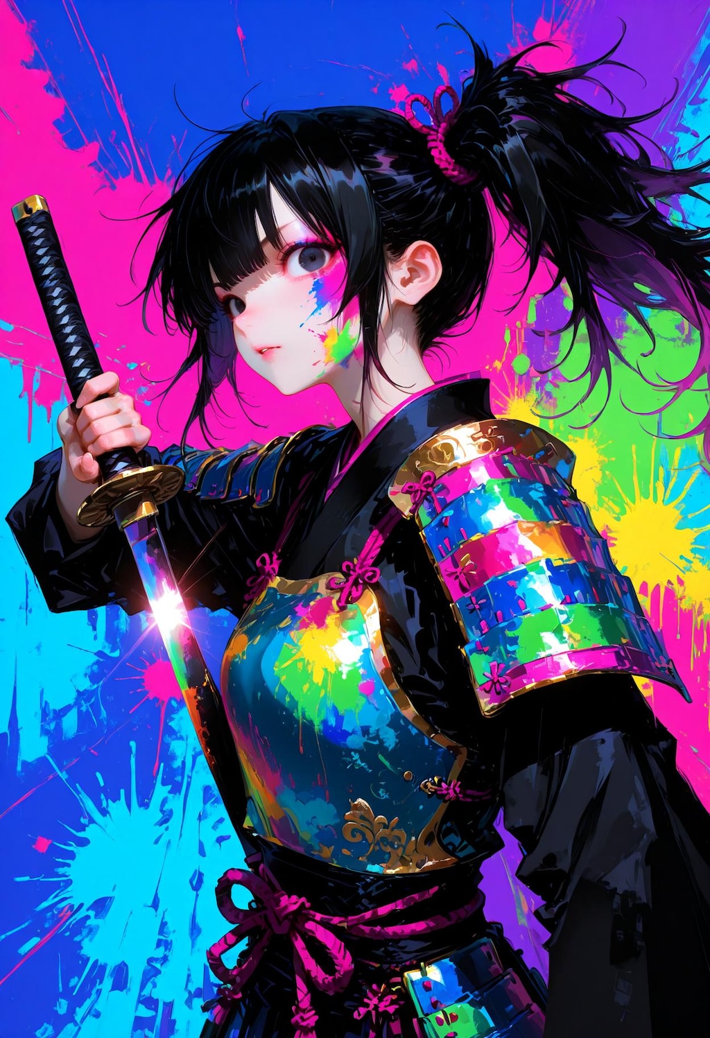 カラフルサムライガール