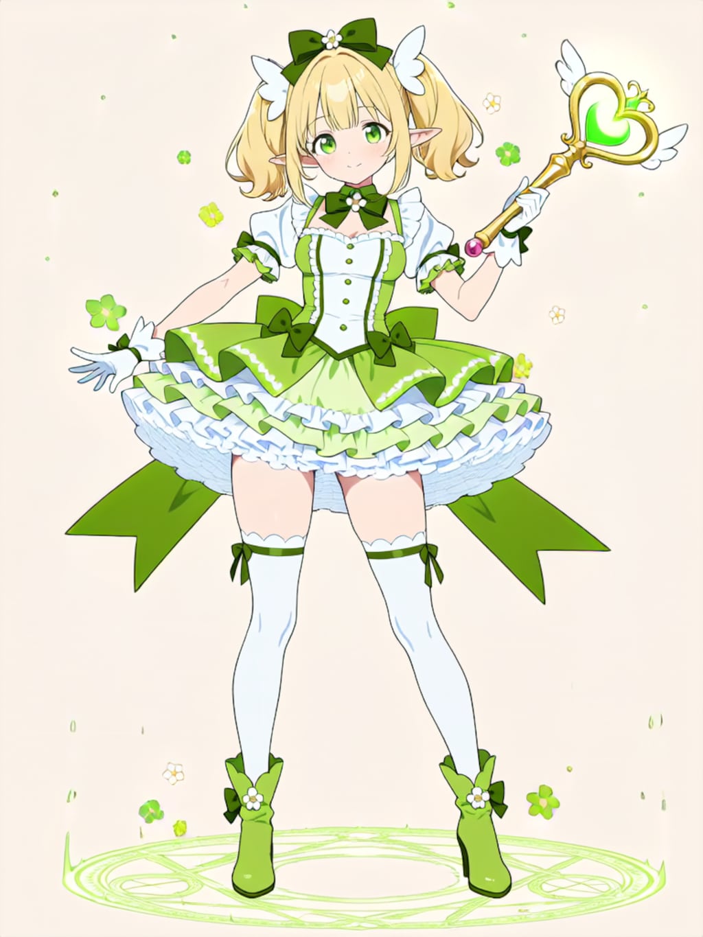 変身！魔法少女 エルフちゃん【パラパライラスト】