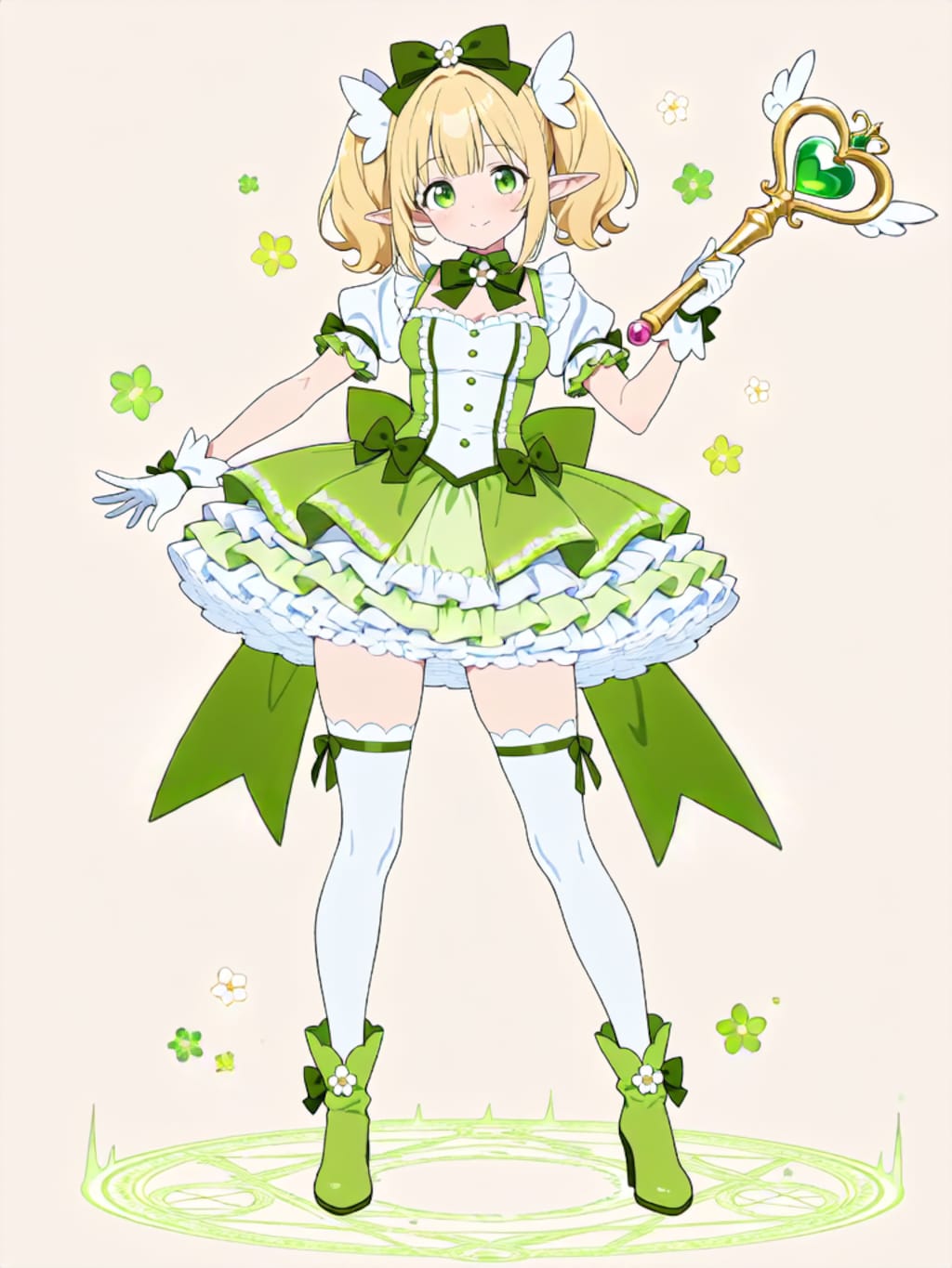 変身！魔法少女 エルフちゃん【パラパライラスト】