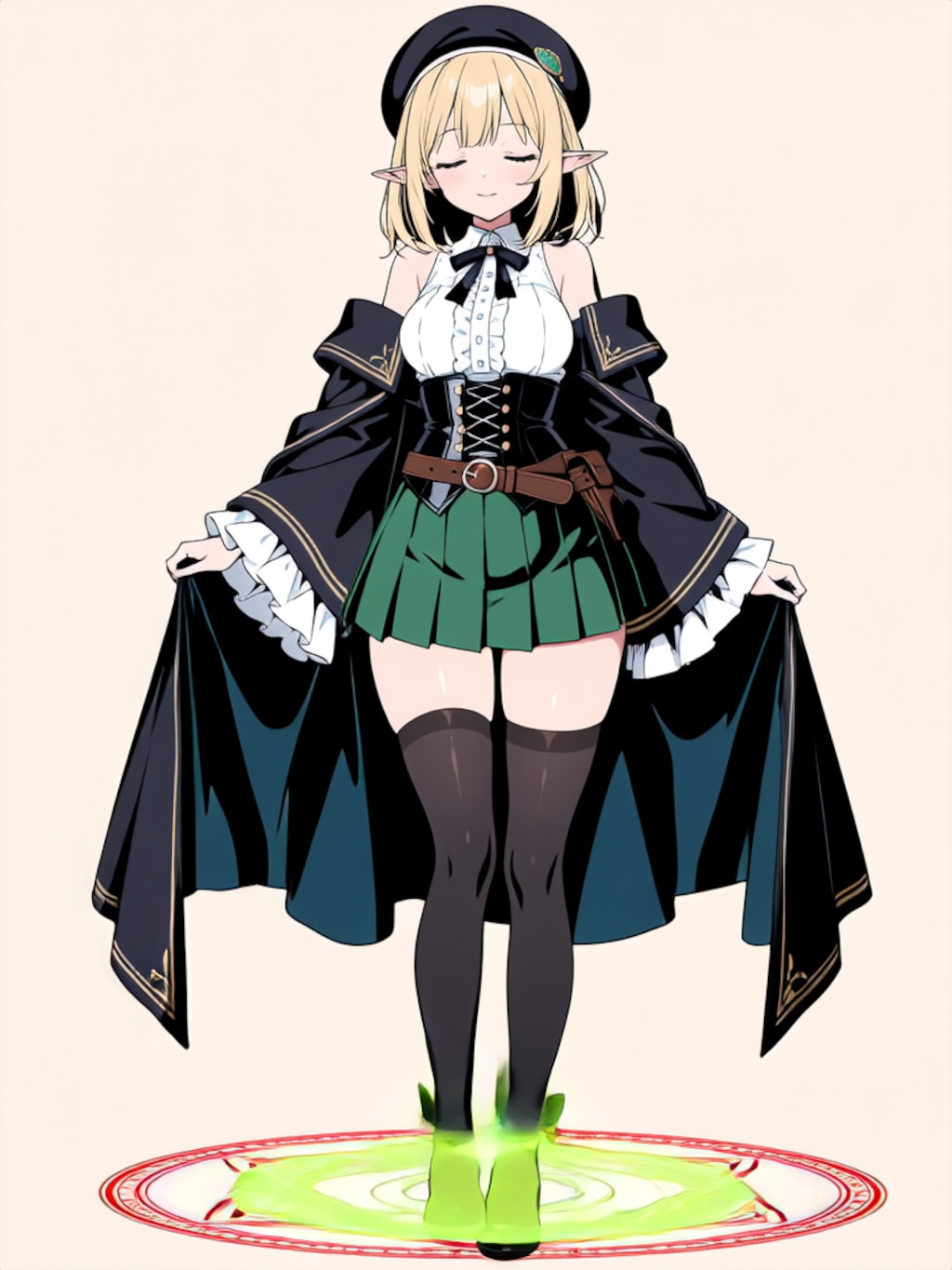 変身！魔法少女 エルフちゃん【パラパライラスト】