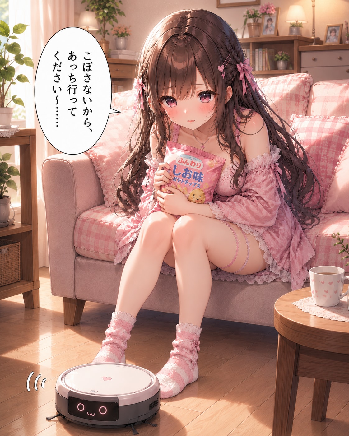 お掃除ロボの圧 | の人気AIイラスト・グラビア