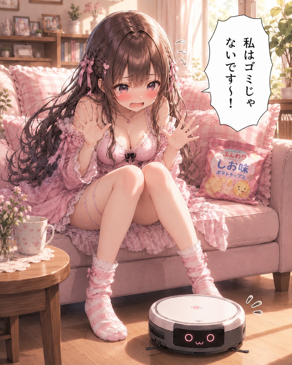 お掃除ロボの圧