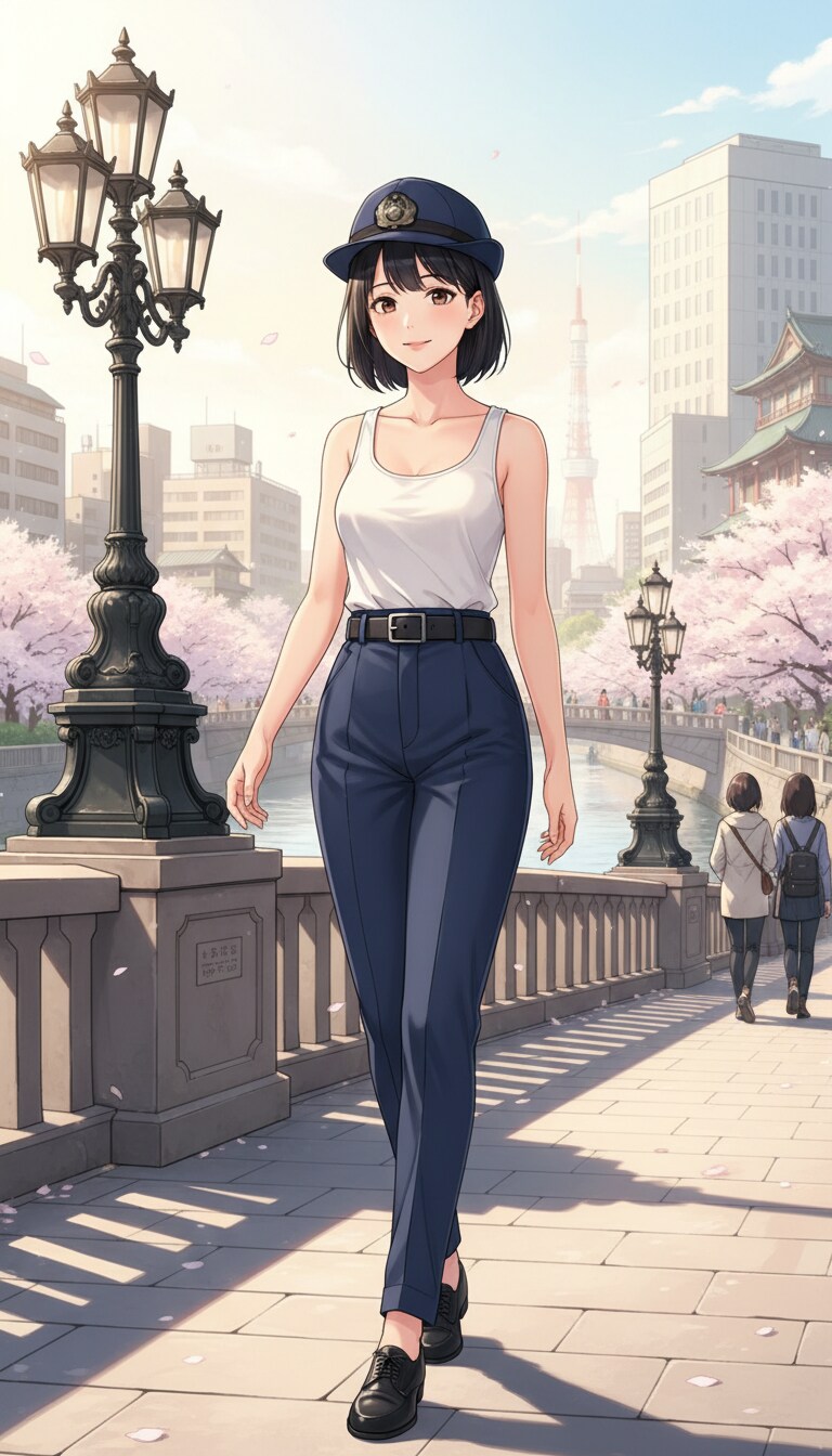 かっこかわいい婦警佐久間夏綺の日本橋パトロール