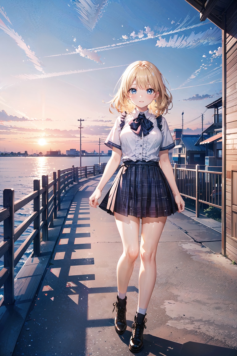 制服少女 95 | の人気AIイラスト・グラビア