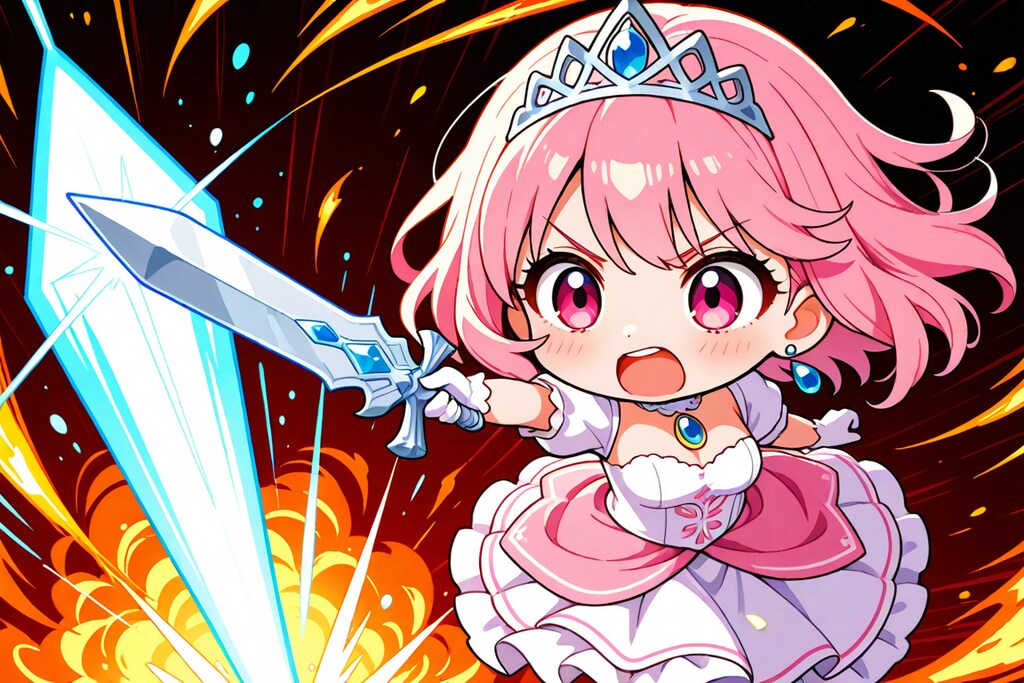 ファイアストームを習得した姫様