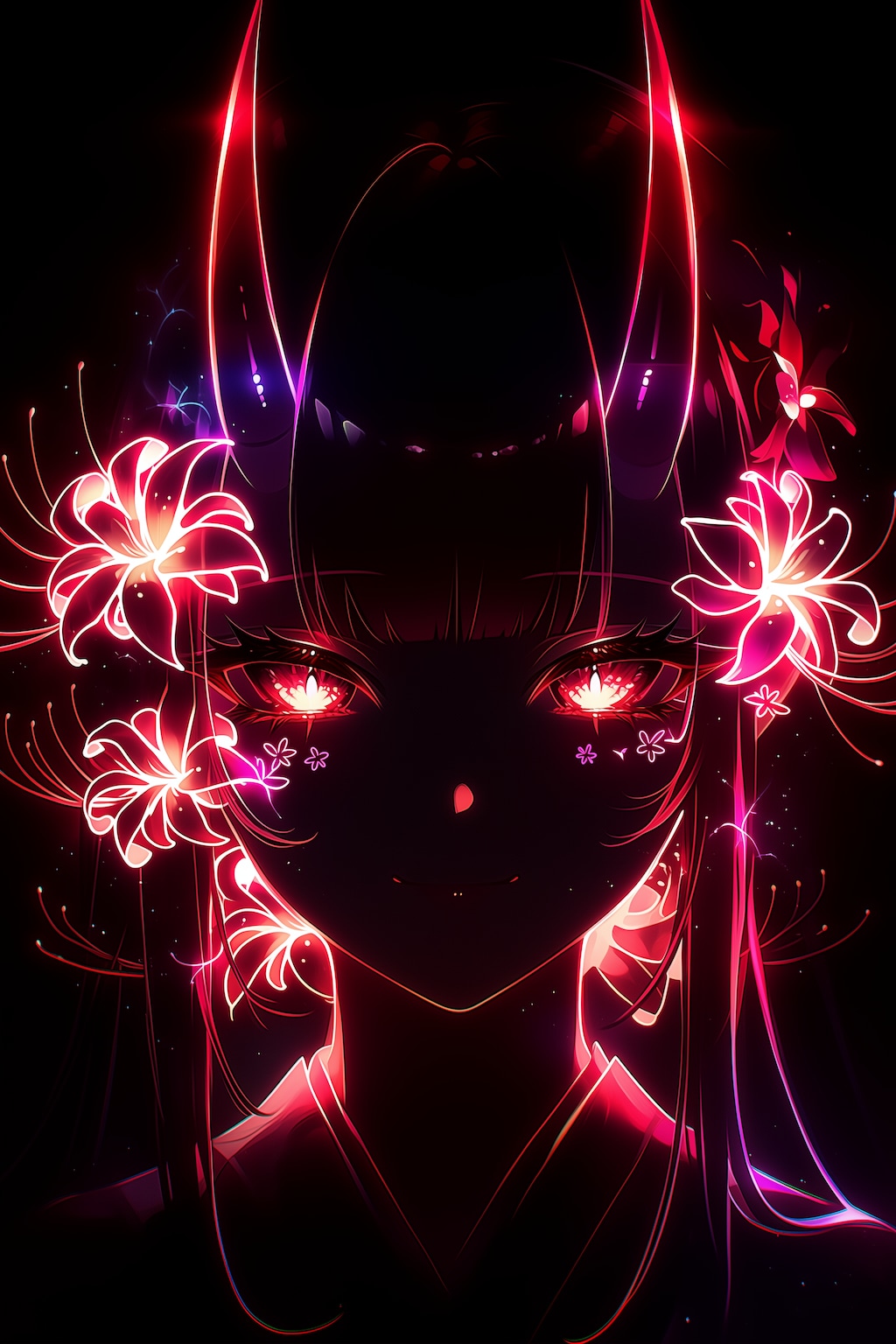 ネオンに咲く鬼娘