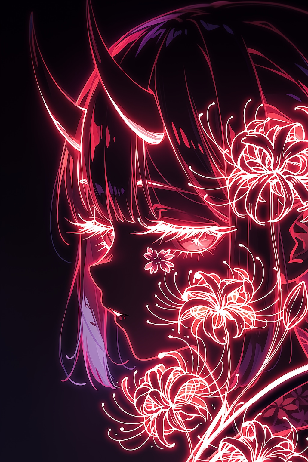 ネオンに咲く鬼娘