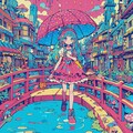 色彩の雨 3枚目