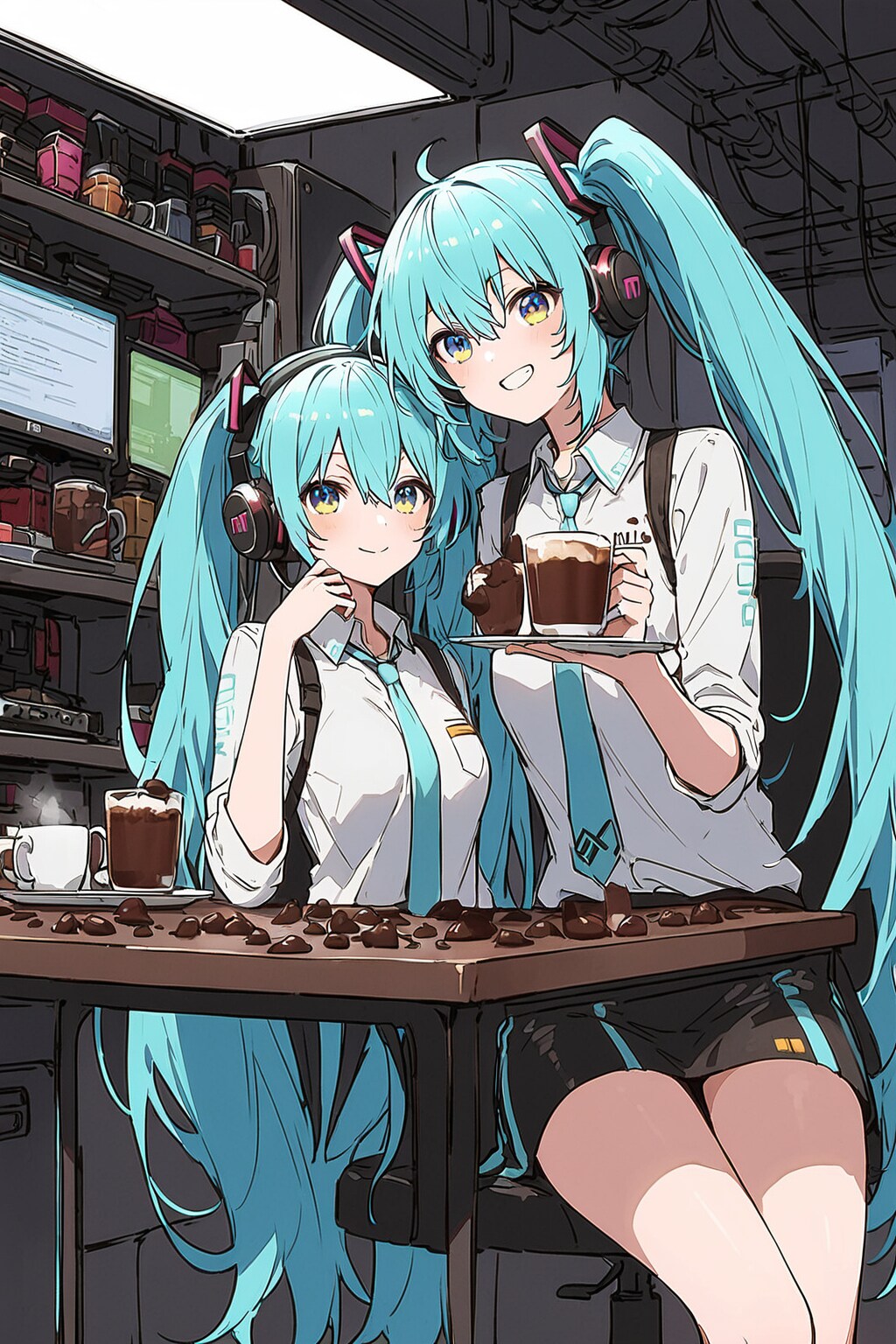 ２人のココアタイム