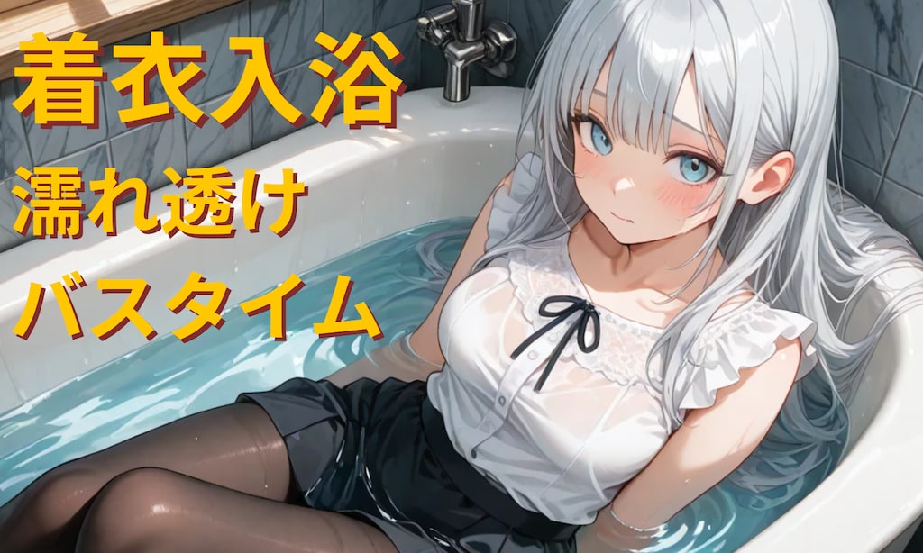 仕事帰りの着衣入浴 - 白雪レイナの濡れ透けバスタイム -