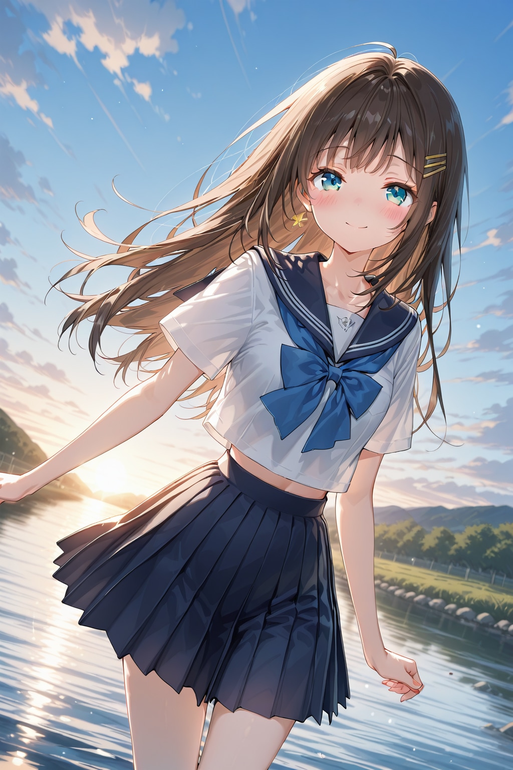 川遊び