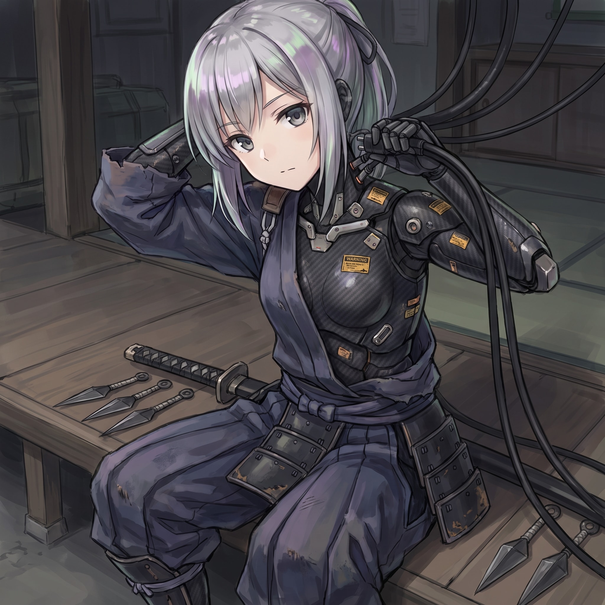 機械忍者の覚醒　其の弐 | の人気AIイラスト・グラビア