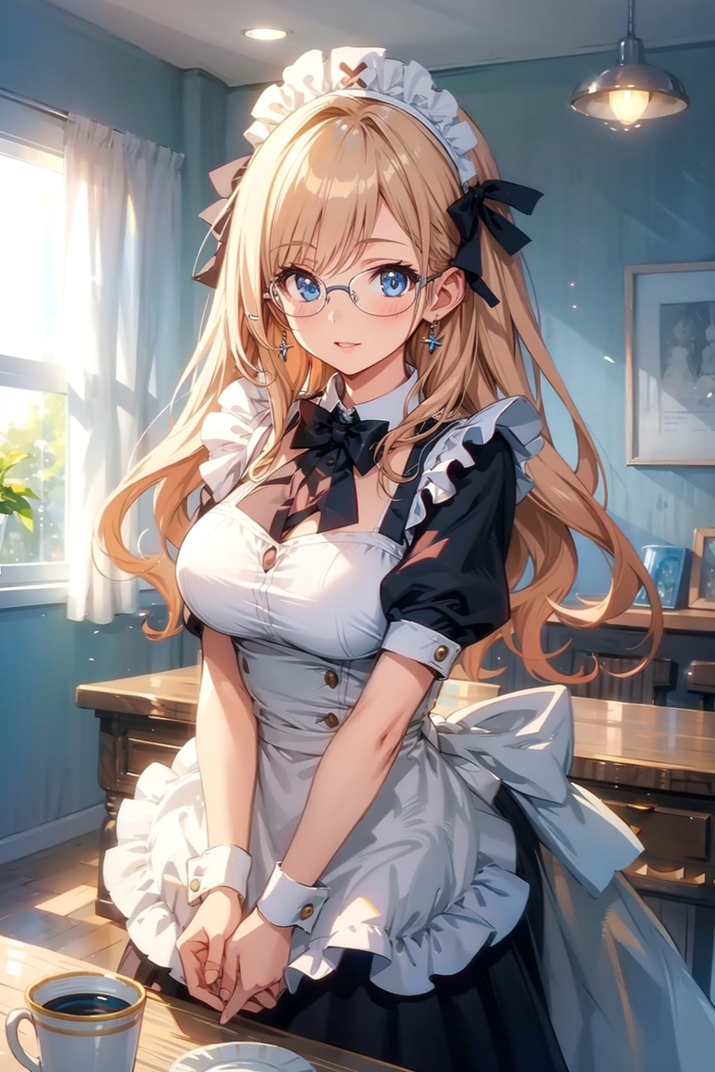 メガネ美少女メイド