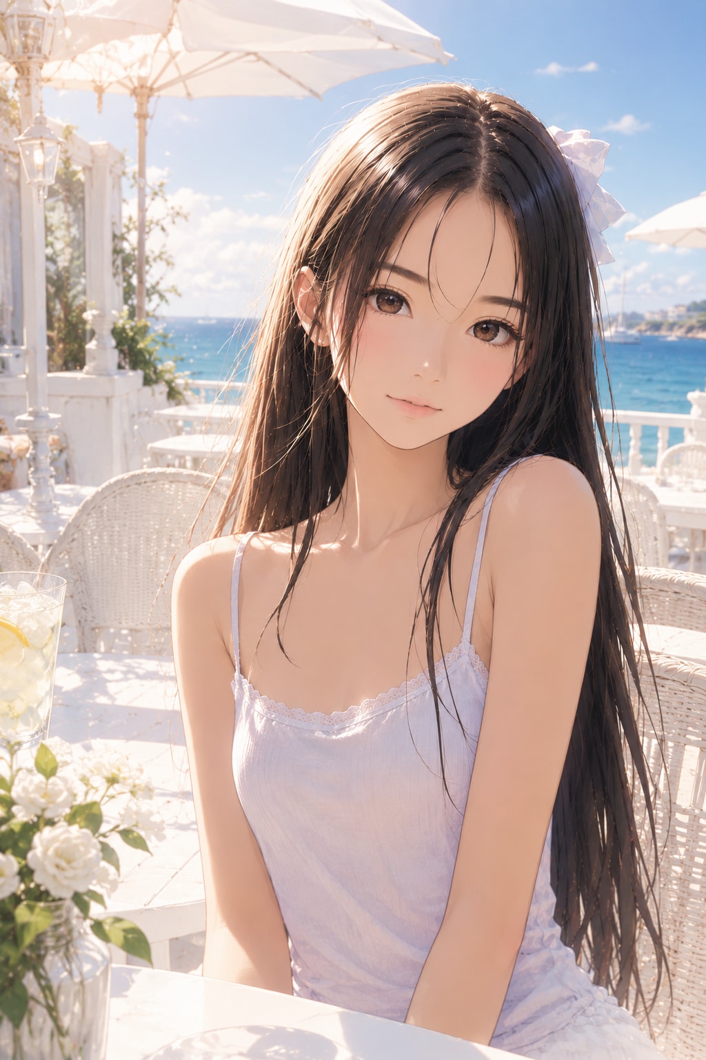海辺のカフェテラス