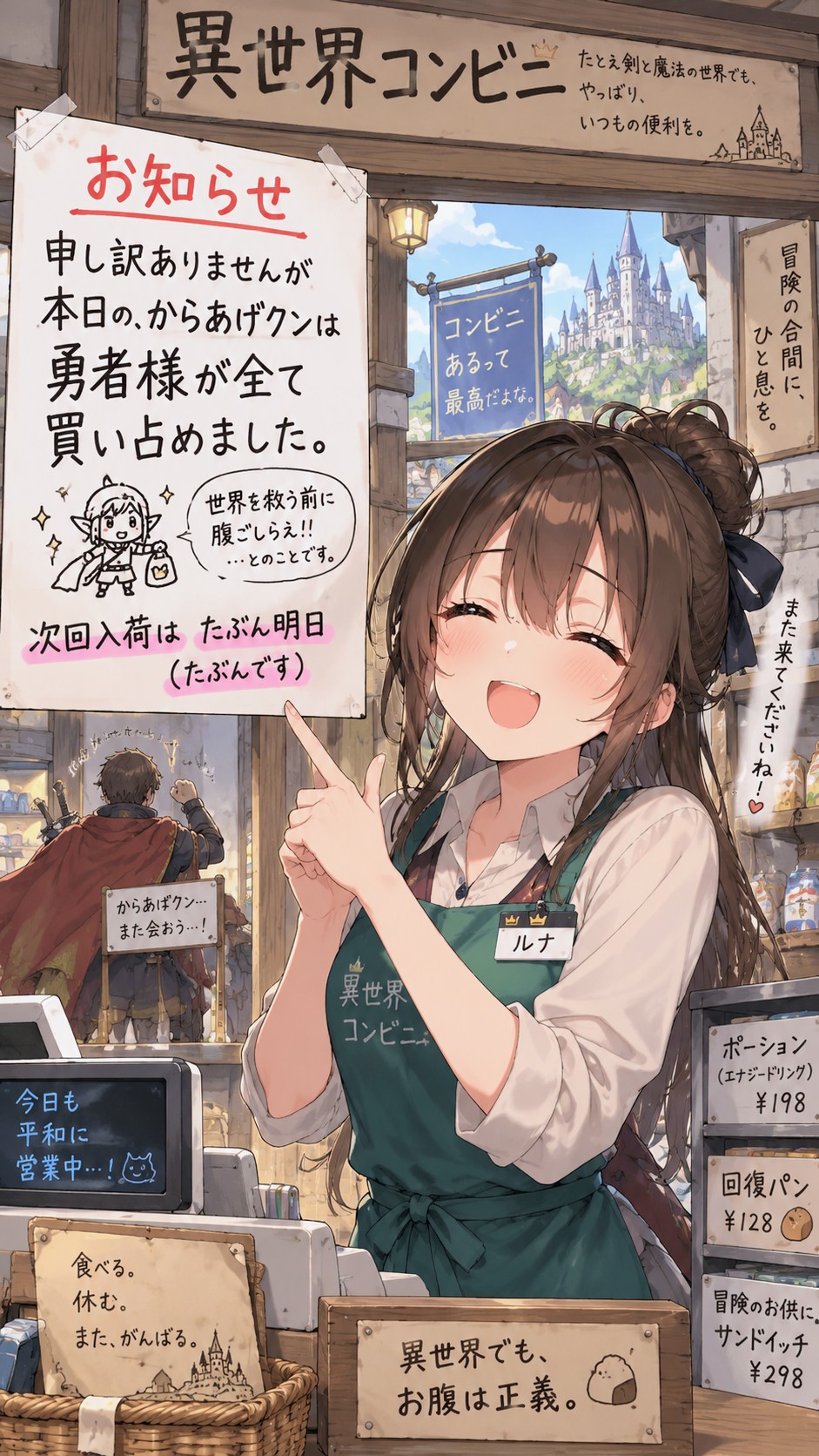 今日の貼り紙85 | の人気AIイラスト・グラビア