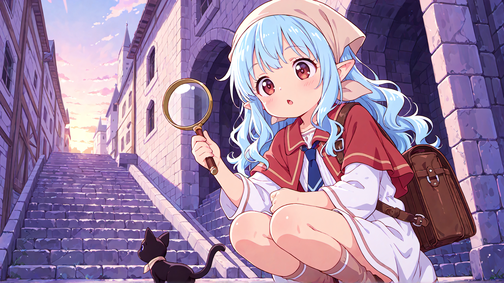 少女と黒ねこは名探偵？