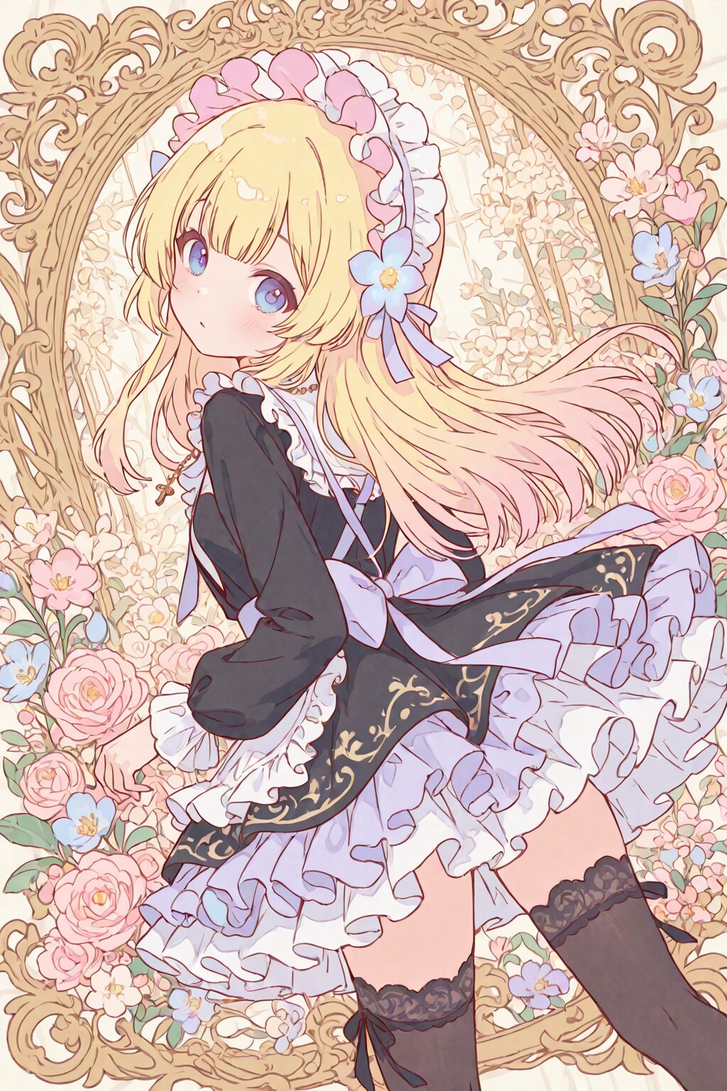 金髪少女 | の人気AIイラスト・グラビア