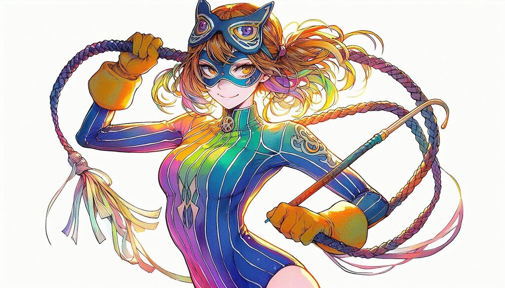 無知ゆえ、ムチをふるう少女