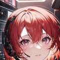 サイバーな赤髪の少女 9枚目