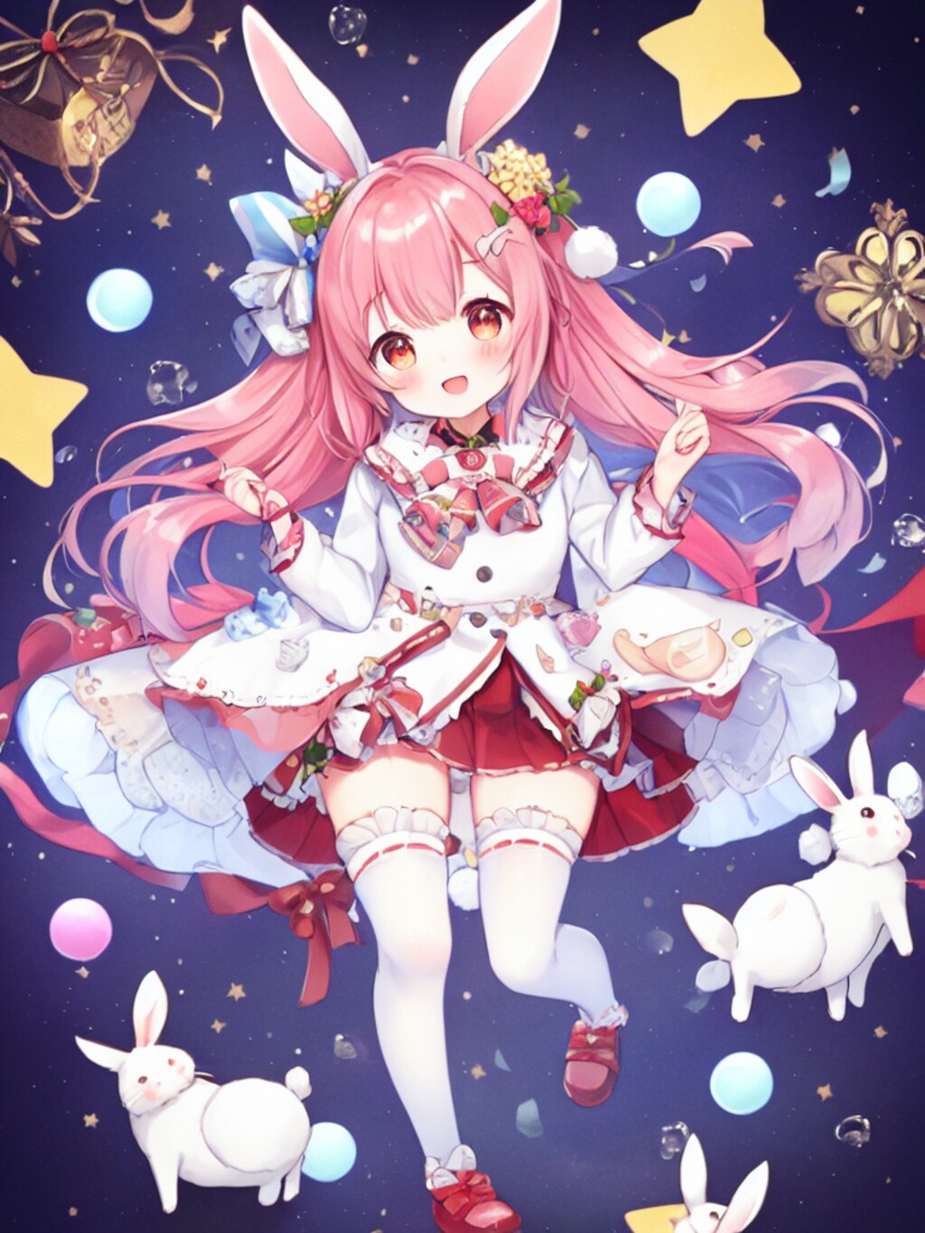 紅うさぎはふしぎなダンスを踊った！