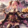 戦国武将風少女 2枚目