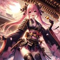 戦国武将風少女 3枚目