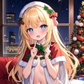 クリスマスの金髪少女6 2枚目
