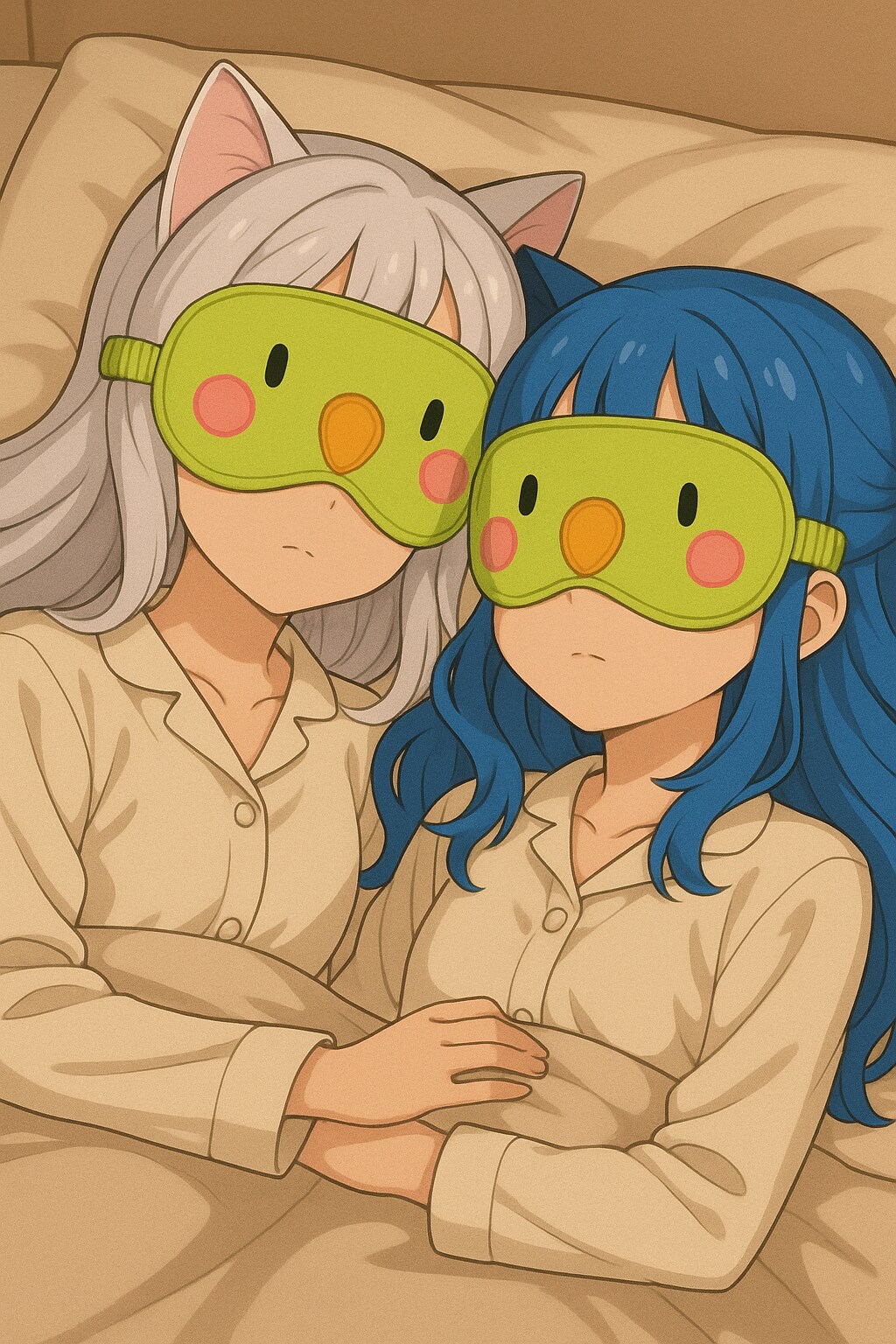 ふぉいアイマスク　着用してみた