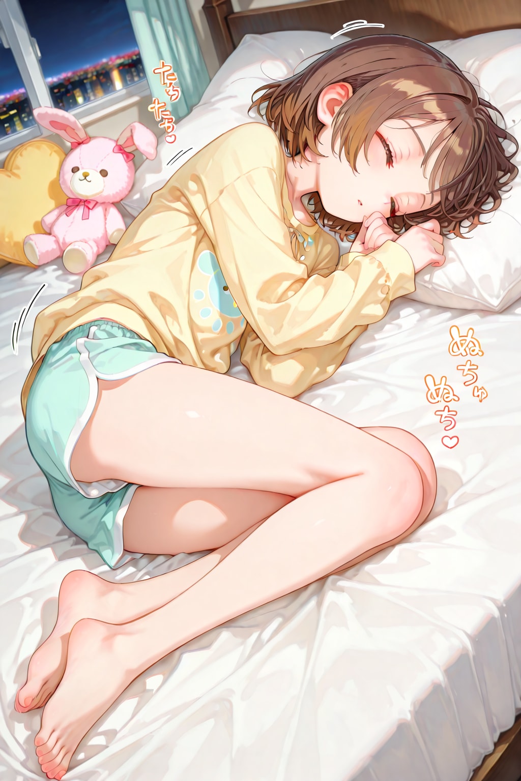 久しぶりの学校で疲れて寝ちゃったコフィちゃんｗ | の人気AIイラスト・グラビア
