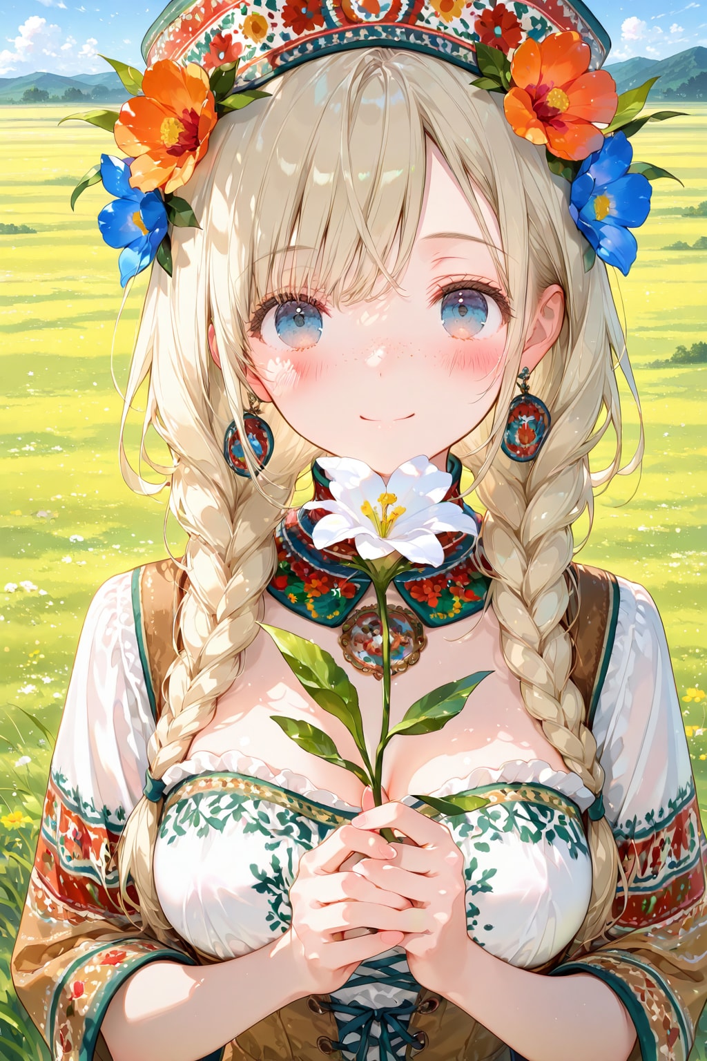 お花あげる | の人気AIイラスト・グラビア