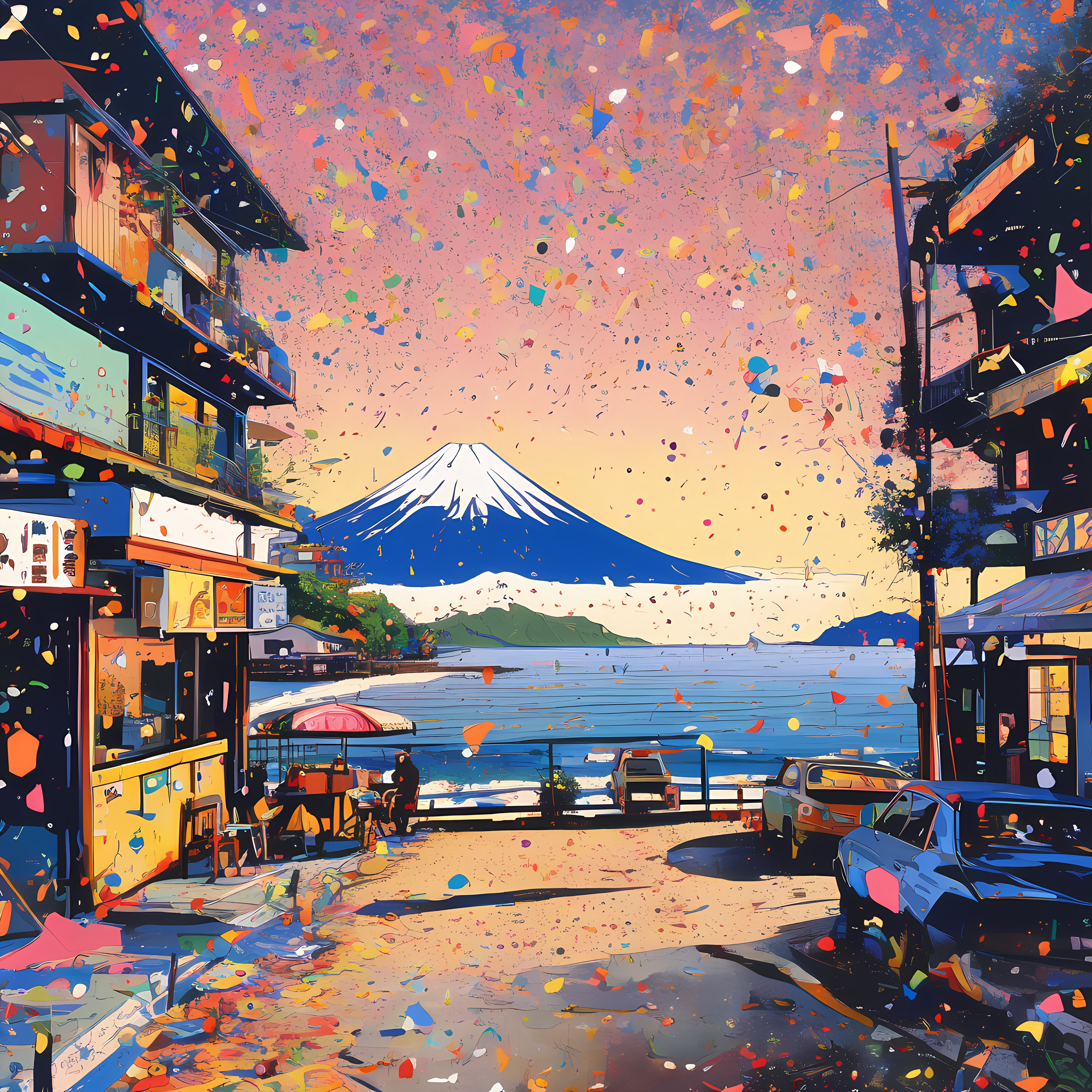 COLORFUL FUJI ROADSIDE 2
