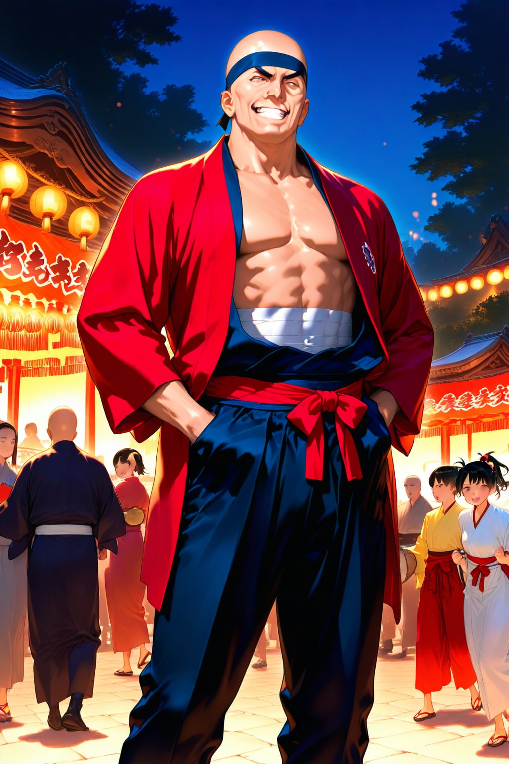 今日は祭りだ！！楽しんでってくれよ！！