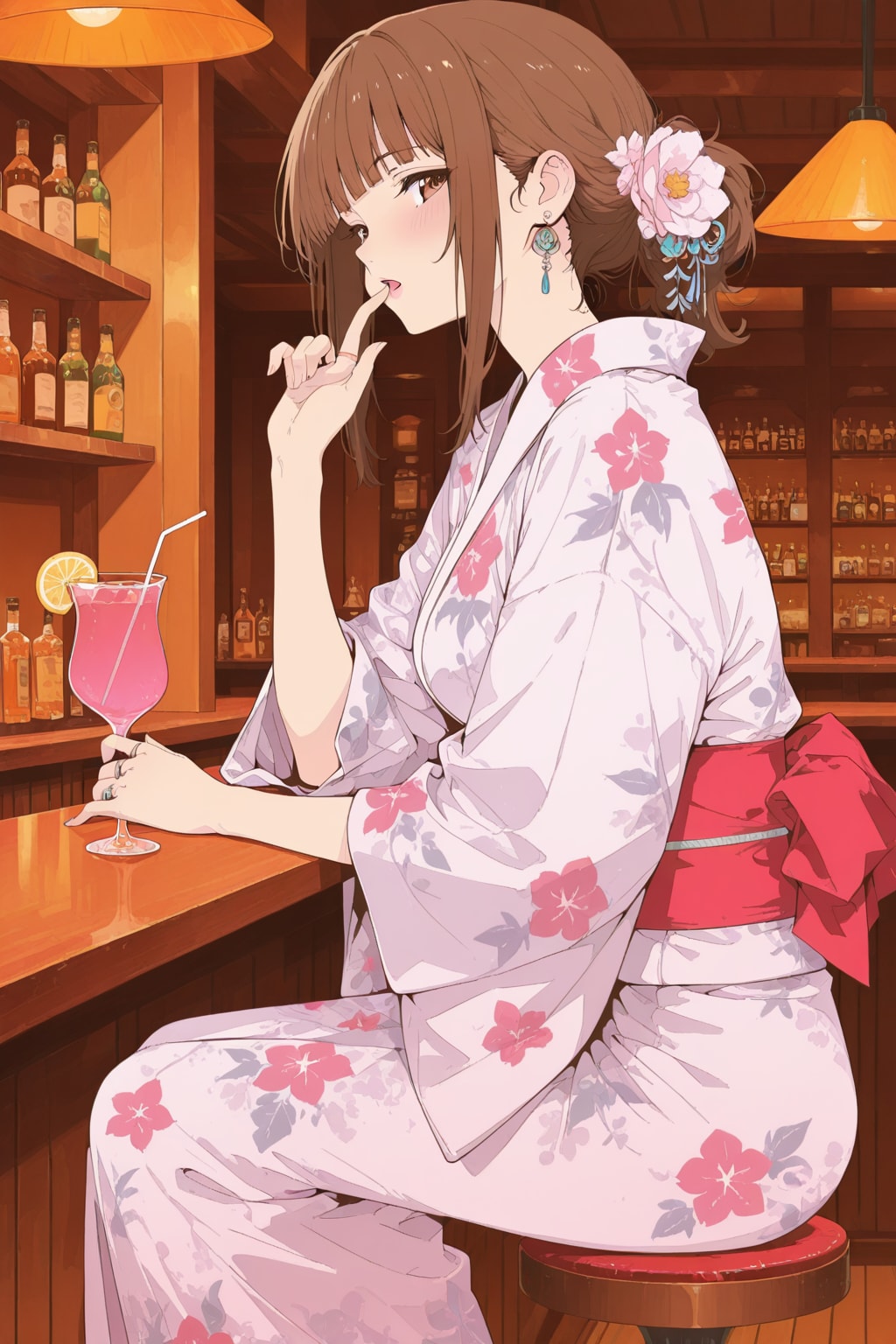 woman at bar 11