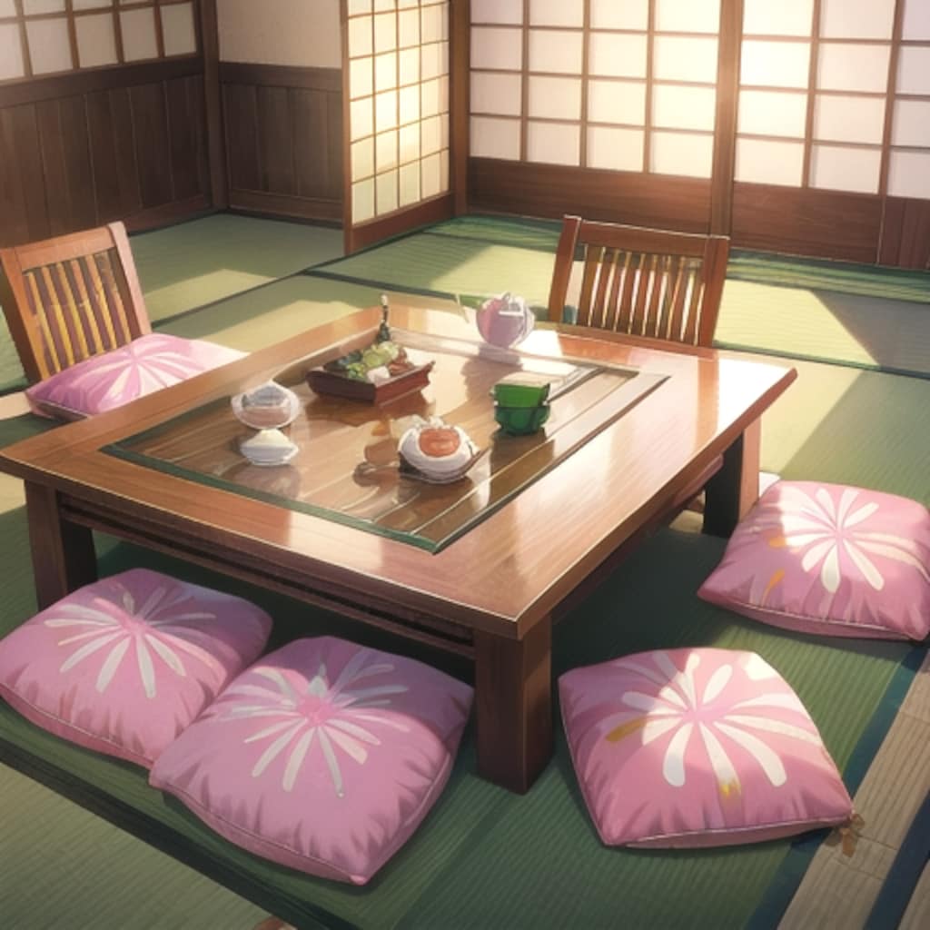 和室で一服