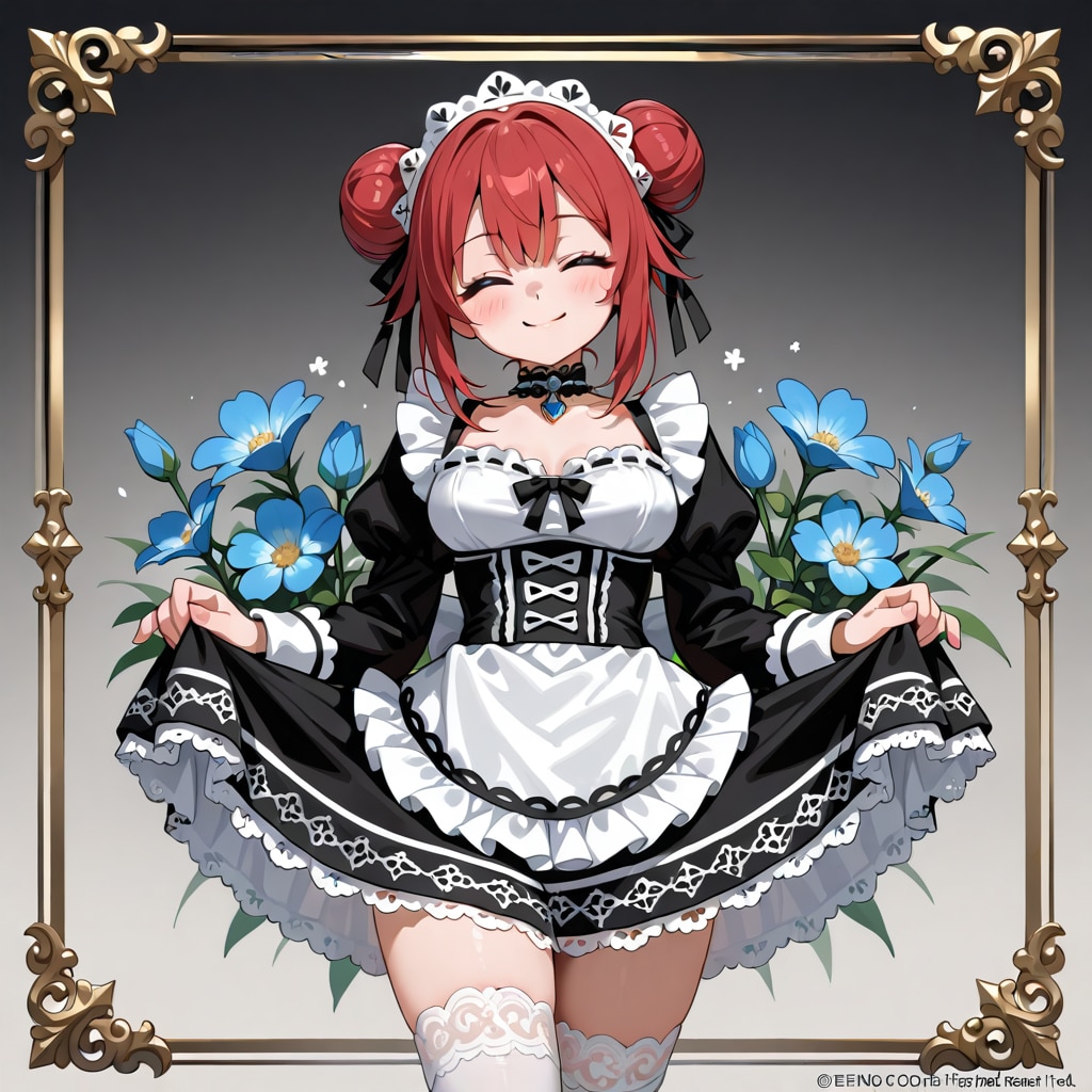 メイド服のアカネ
