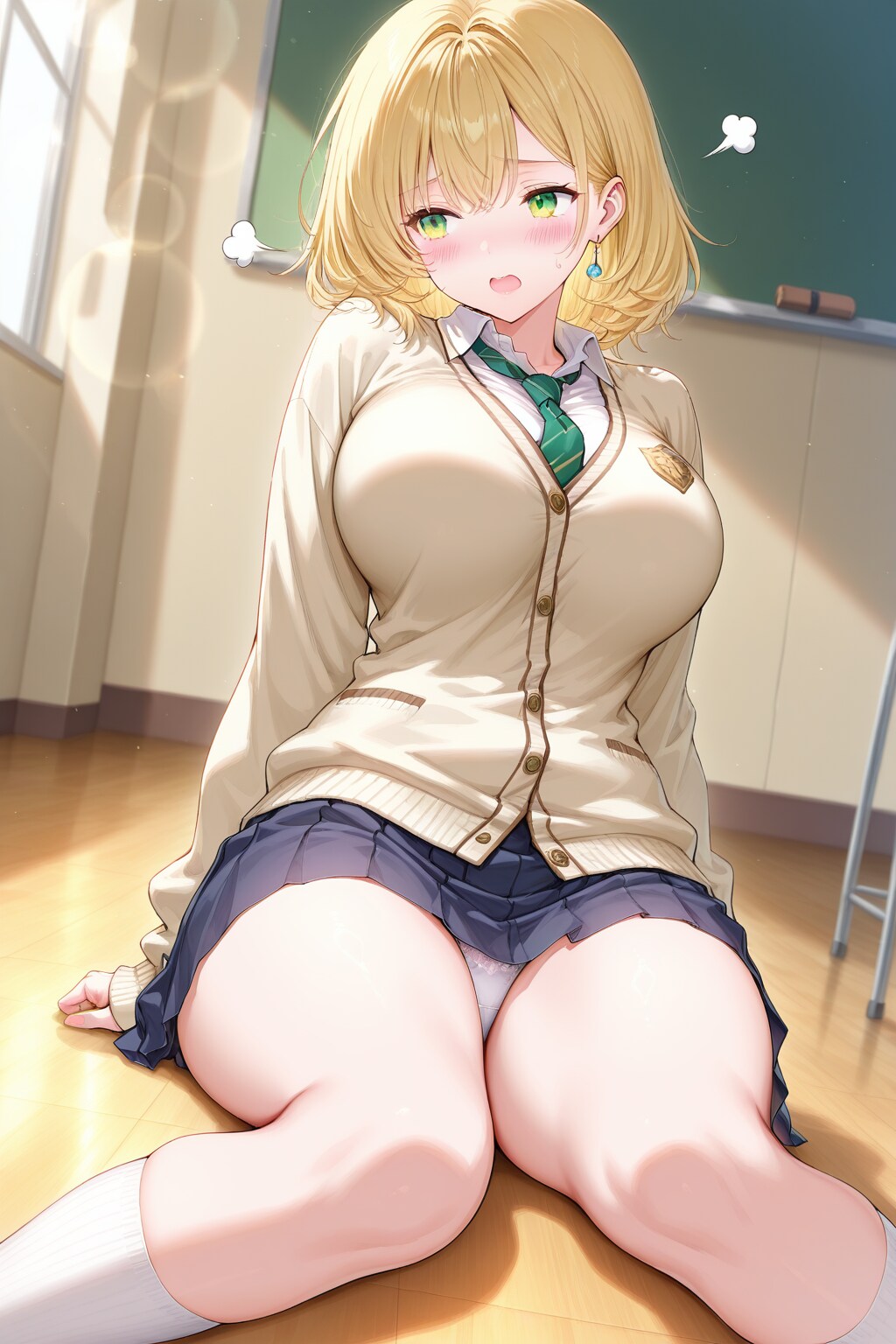 イったーい。転んじゃった