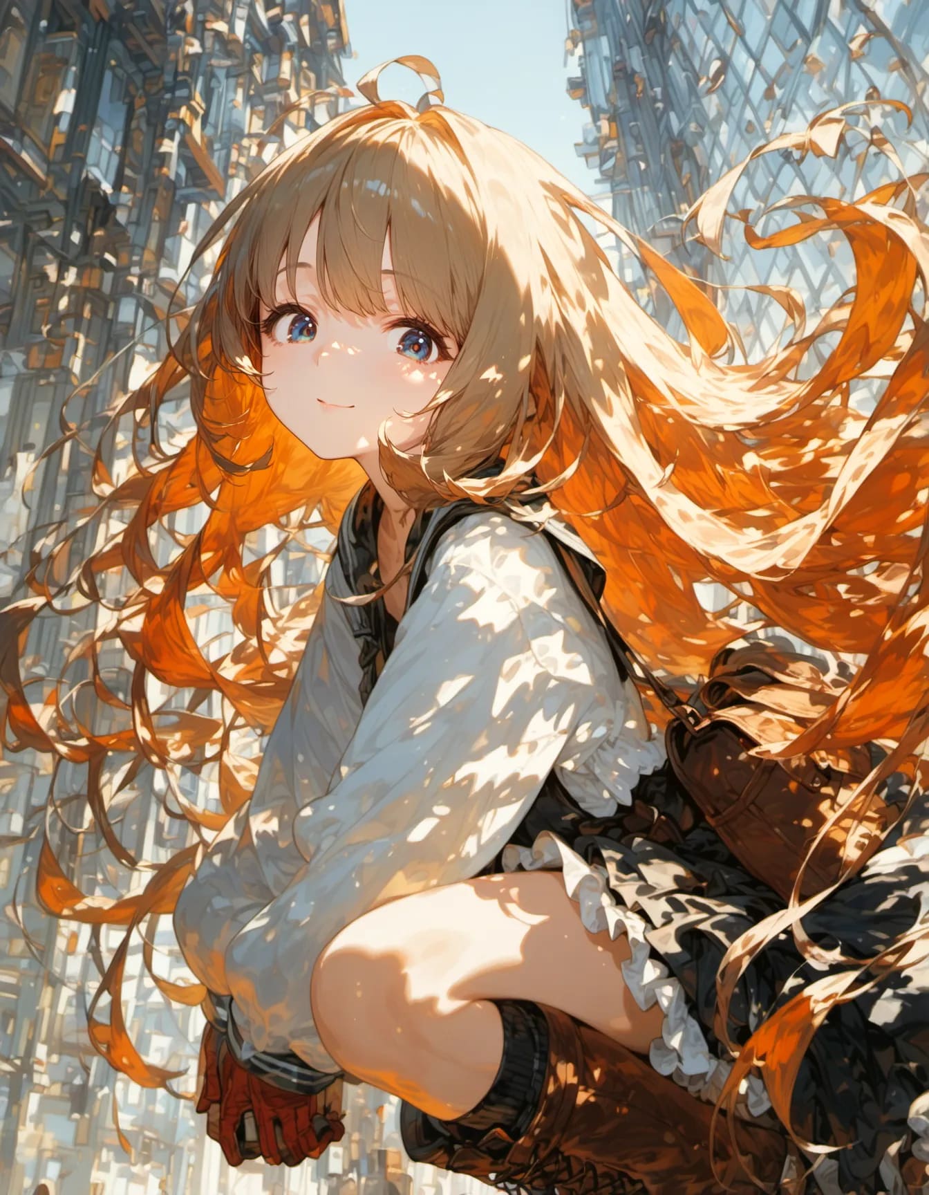 City of Endless Amber Wind | の人気AIイラスト・グラビア
