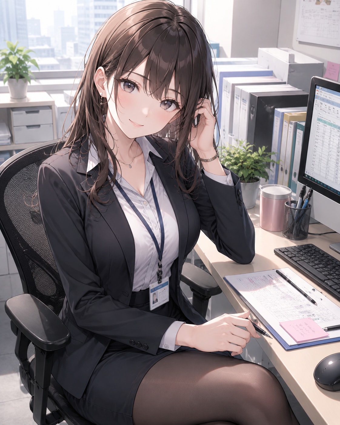 オフィス | の人気AIイラスト・グラビア