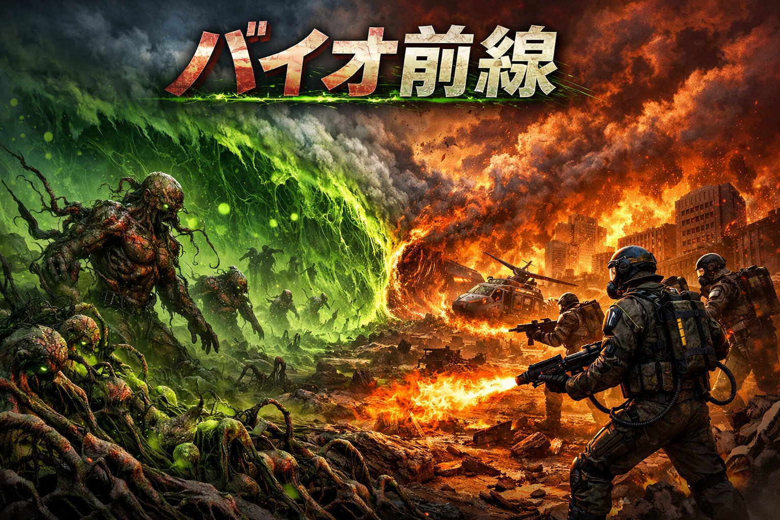 バイオ前線 | の人気AIイラスト・グラビア