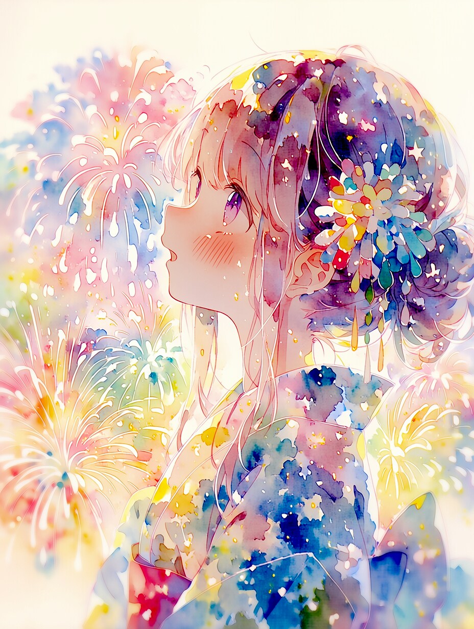 花火 | の人気AIイラスト・グラビア