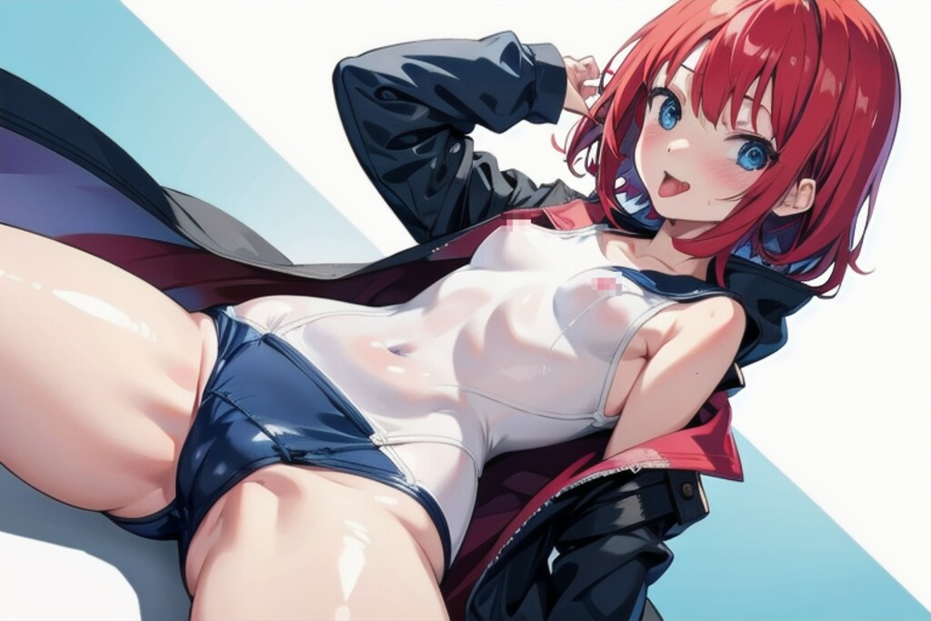 夏だ！海水浴だ！スク水レインコートだッ！！！！な日常