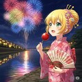 夏祭り🍎りんご飴 3枚目
