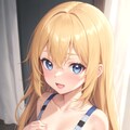 スポブラ姿の金髪ちゃん 3枚目