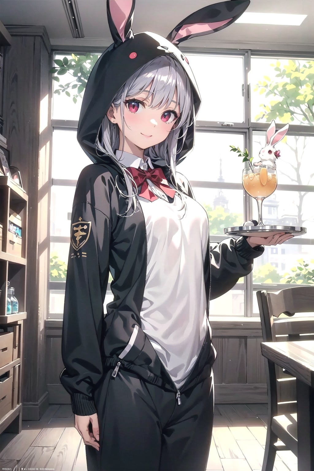 着ぐるみカフェなのです🐰🎶 | の人気AIイラスト・グラビア